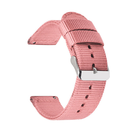 Solid Nylon Canvas Smart Watch Accessories Strap