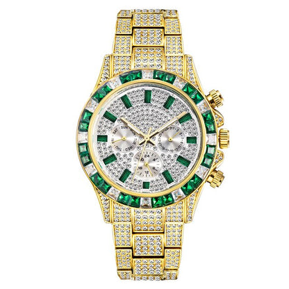 Rainbow Sparkle: Luxury Diamond Watch