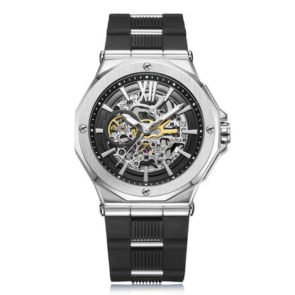 HUBLOT Fusion: Fine Steel and Silicone Strap Casual Fashion Watch for Men