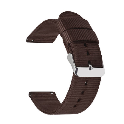 Solid Nylon Canvas Smart Watch Accessories Strap