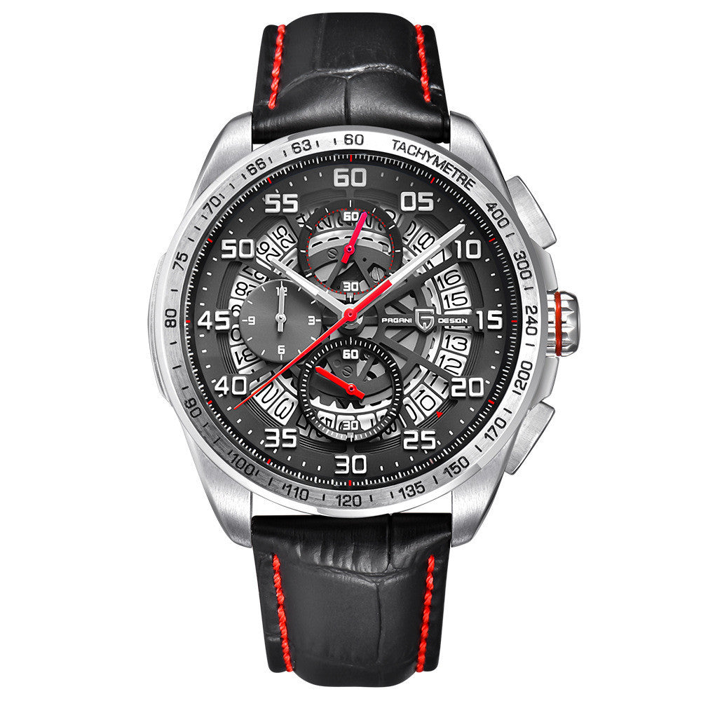 PAGANI Design: Multifunctional Waterproof Quartz Timepiece for Men