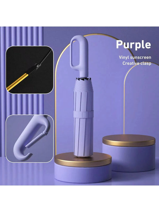 Ring Buckle Design 20 Rib Fully Automatic Umbrella for Men Folding Extra Large Strong Strong Women'S Sunshade Double Umbrella