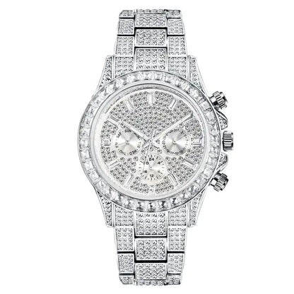 Rainbow Sparkle: Luxury Diamond Watch