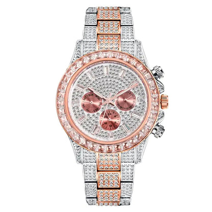 Rainbow Sparkle: Luxury Diamond Watch