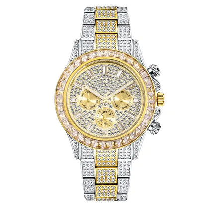 Rainbow Sparkle: Luxury Diamond Watch