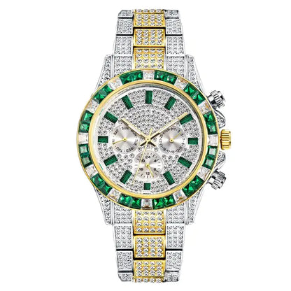 Rainbow Sparkle: Luxury Diamond Watch