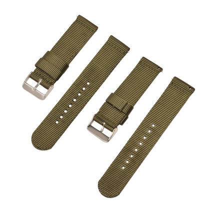 Solid Nylon Canvas Smart Watch Accessories Strap