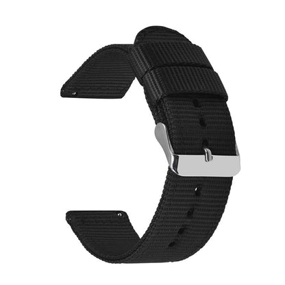 Solid Nylon Canvas Smart Watch Accessories Strap