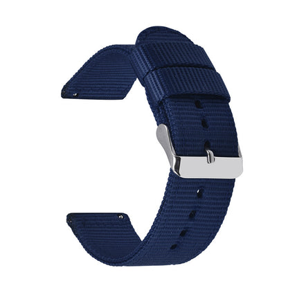 Solid Nylon Canvas Smart Watch Accessories Strap