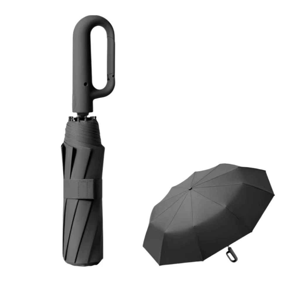 Ring Buckle Design 20 Rib Fully Automatic Umbrella for Men Folding Extra Large Strong Strong Women'S Sunshade Double Umbrella