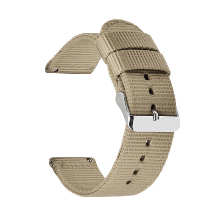 Solid Nylon Canvas Smart Watch Accessories Strap