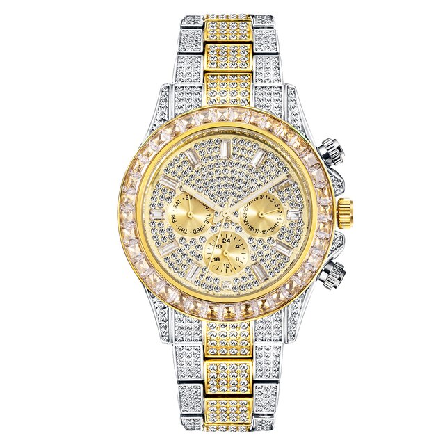 Rainbow Sparkle: Luxury Diamond Watch