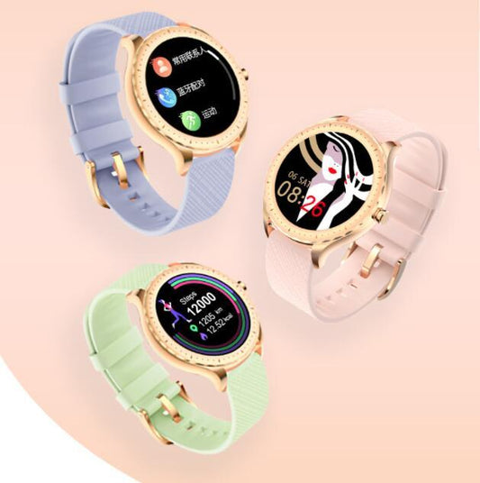 ChicTime: Multifunctional Women's Smart Watch with Round Dial