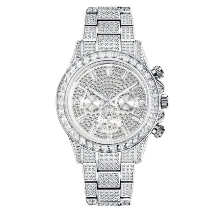 Rainbow Sparkle: Luxury Diamond Watch