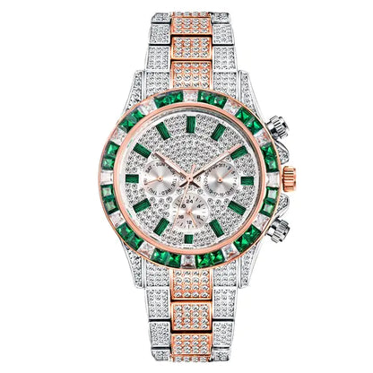 Rainbow Sparkle: Luxury Diamond Watch