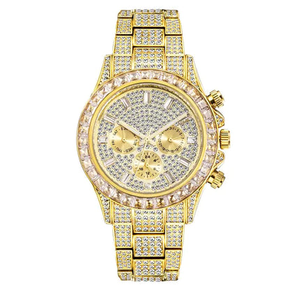 Rainbow Sparkle: Luxury Diamond Watch